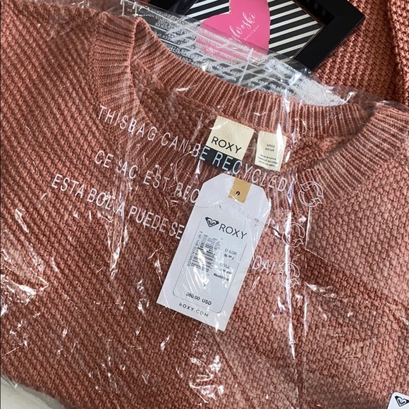 🔥Roxy Sorrento Shades Flared Sleeve Sweater NWT - Picture 8 of 8